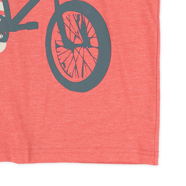 BMXプリント半袖Tシャツ