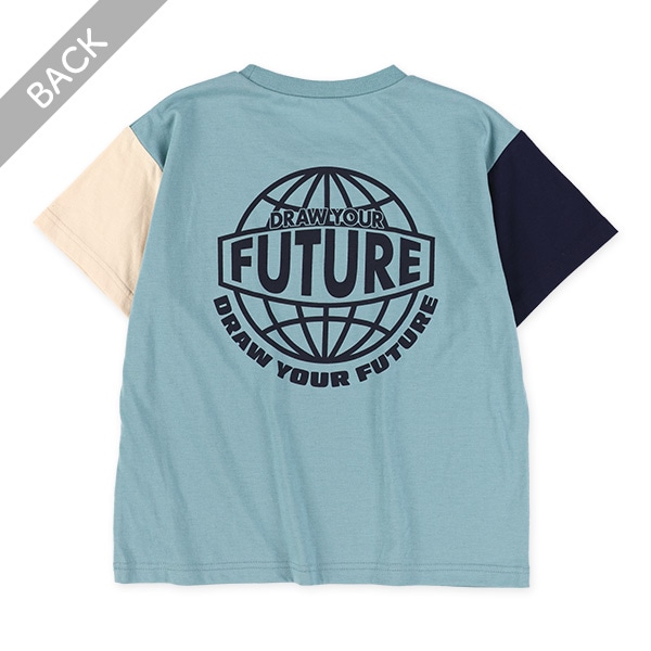 サークルロゴ配色半袖Tシャツ