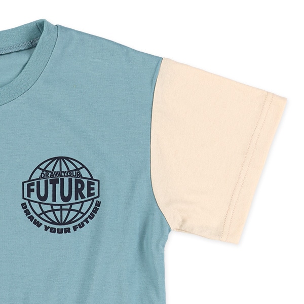 サークルロゴ配色半袖Tシャツ