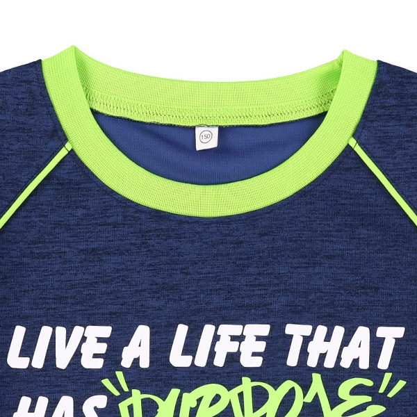 ダブルメッシュロゴ切り替え半袖Tシャツ