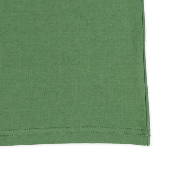 胸ロゴ刺繍リンガー半袖Tシャツ