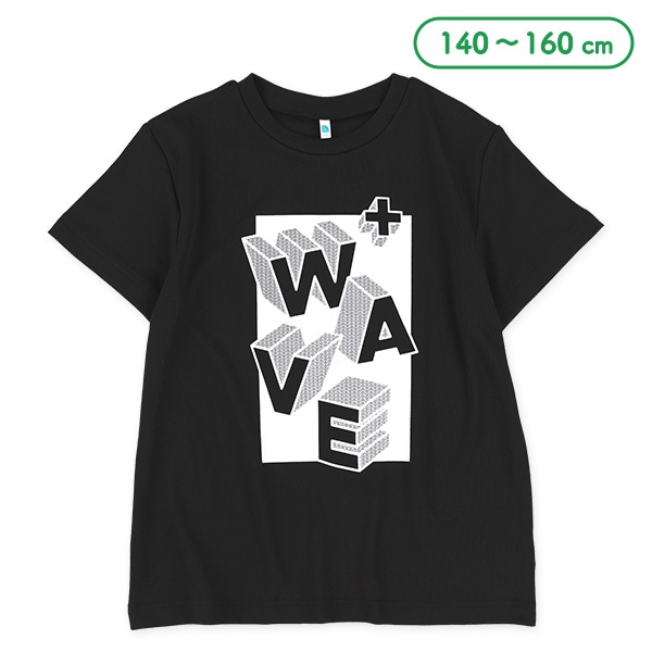 3D風ロゴメッシュ半袖Tシャツ