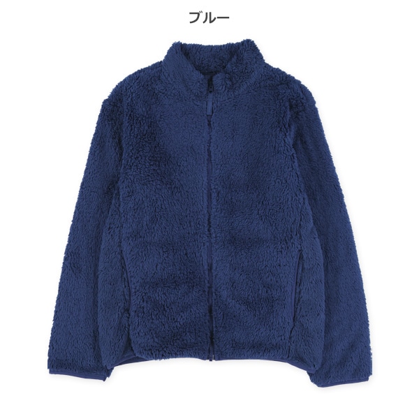 無地フリースジャケット