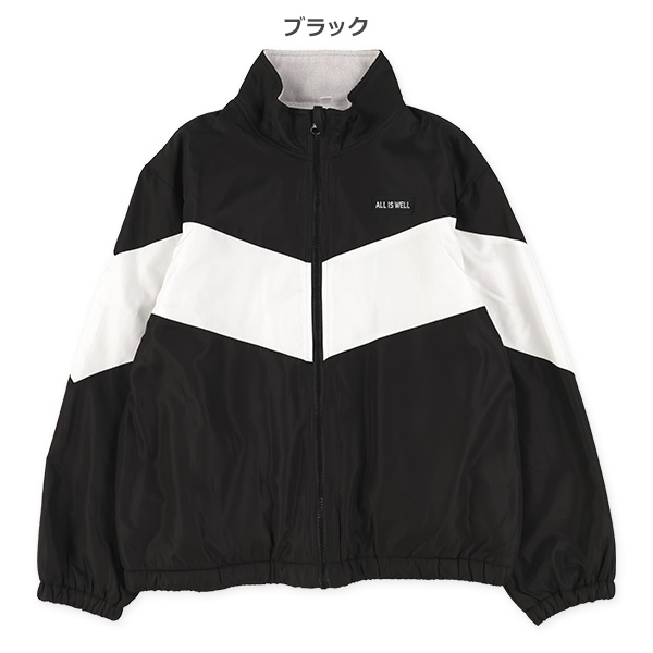 裏フリース切り替えジャケット