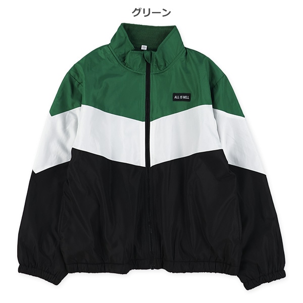 裏フリース切り替えジャケット