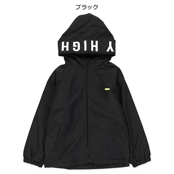フードロゴ裏フリースジャケット