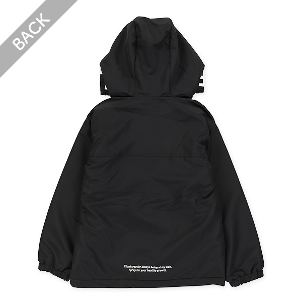 フードロゴ裏フリースジャケット