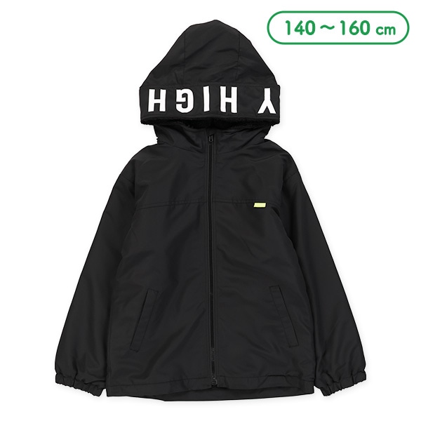 フードロゴ裏フリースジャケット