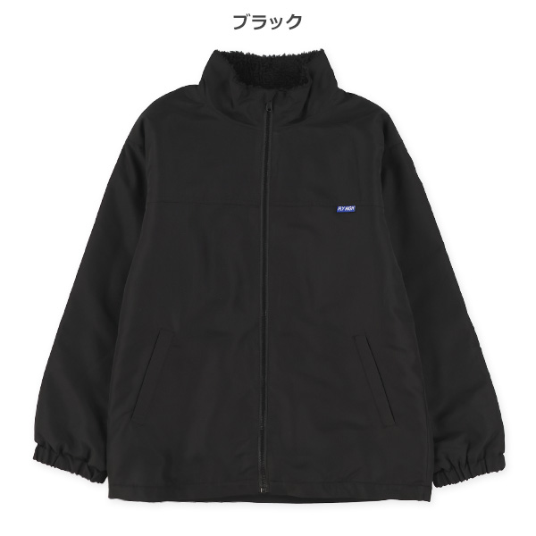 バックロゴ裏フリースジャケット