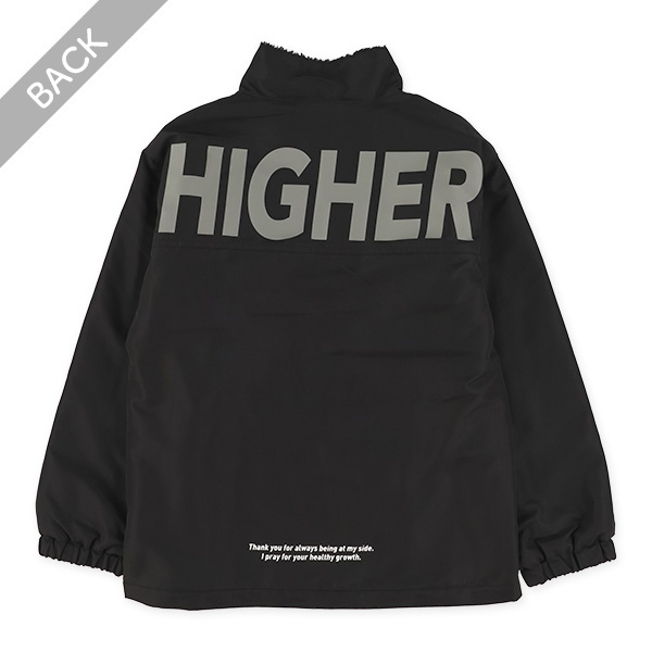 バックロゴ裏フリースジャケット