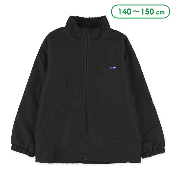 バックロゴ裏フリースジャケット