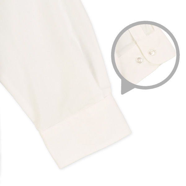 フォーマルネクタイ付き長袖シャツ