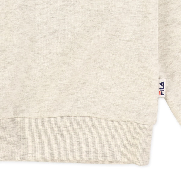 FILA）裏起毛ロゴプリントトレーナー