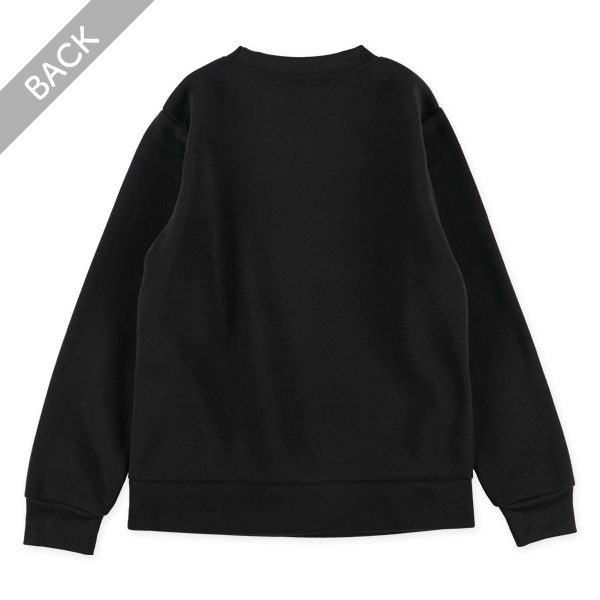 裏起毛ロゴ袖プリントトレーナー