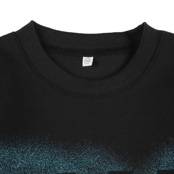 裏起毛ロゴ袖プリントトレーナー