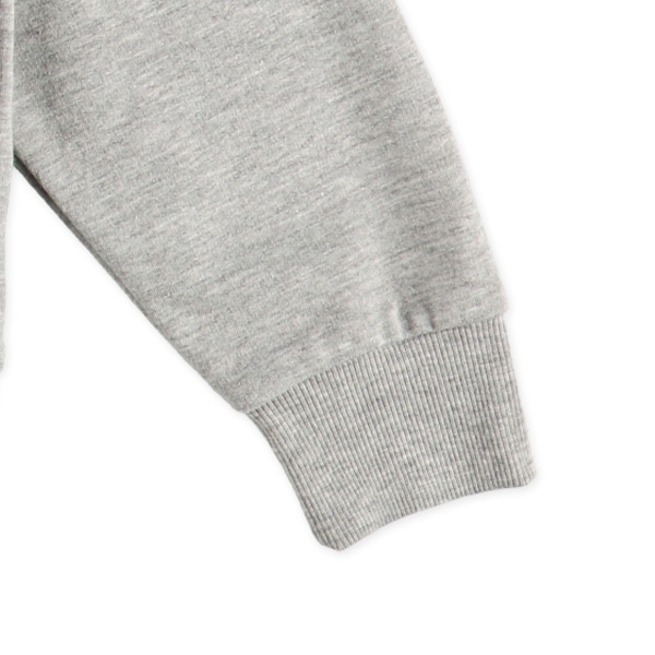 裏毛エンボスロゴ薄手トレーナー