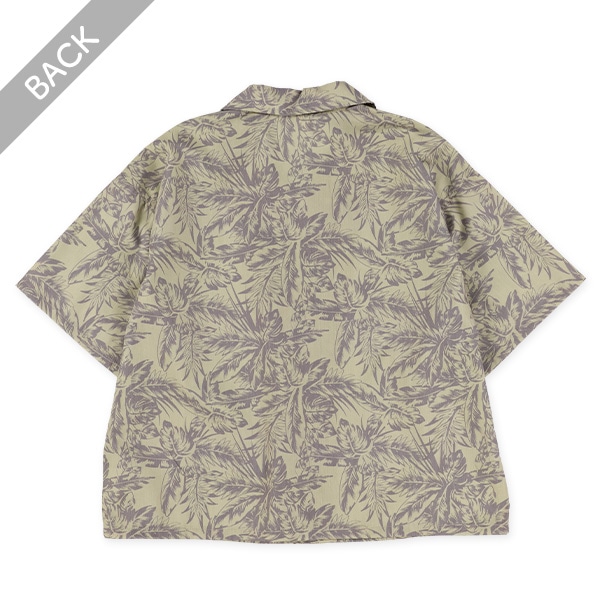 ボタニカルブロードシャツ