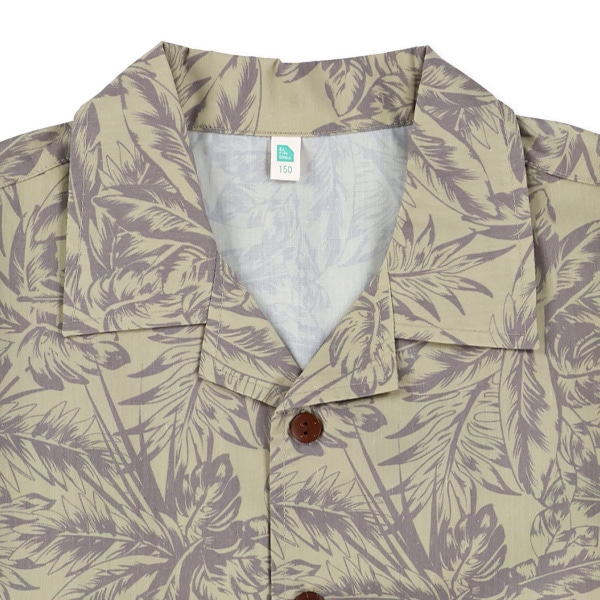 ボタニカルブロードシャツ