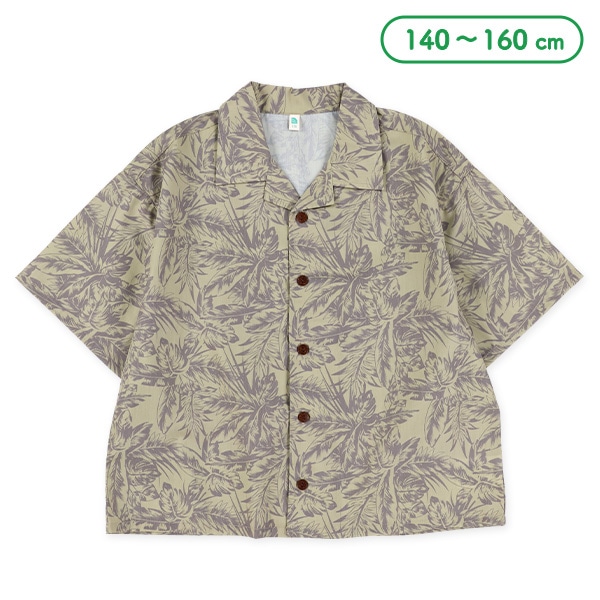 ボタニカルブロードシャツ