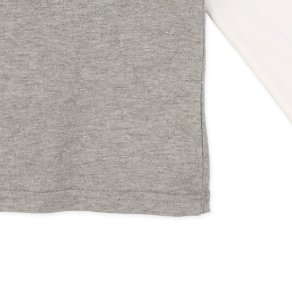 バックロゴレイヤード風長袖Tシャツ