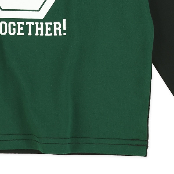 ナンバープリント切り替え長袖Tシャツ