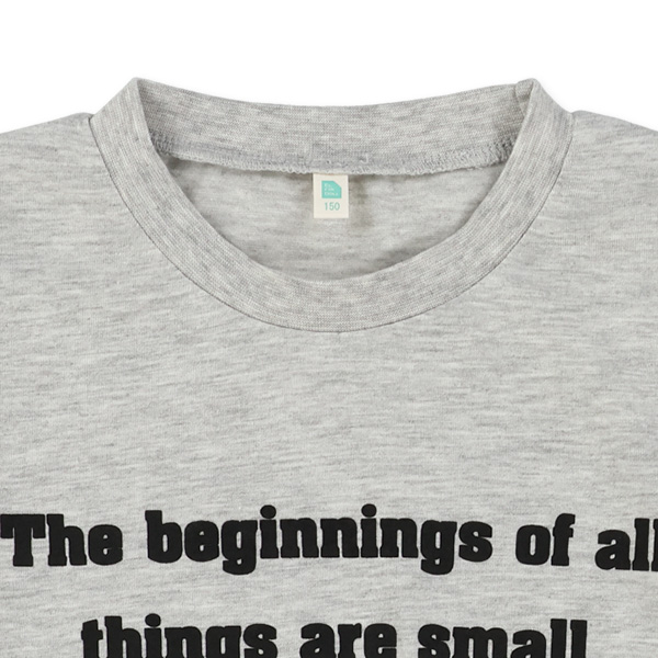 前後プリント長袖Tシャツ