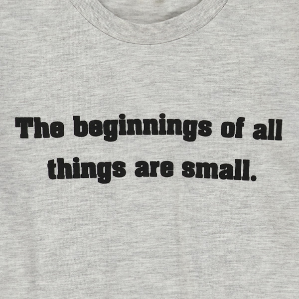 前後プリント長袖Tシャツ