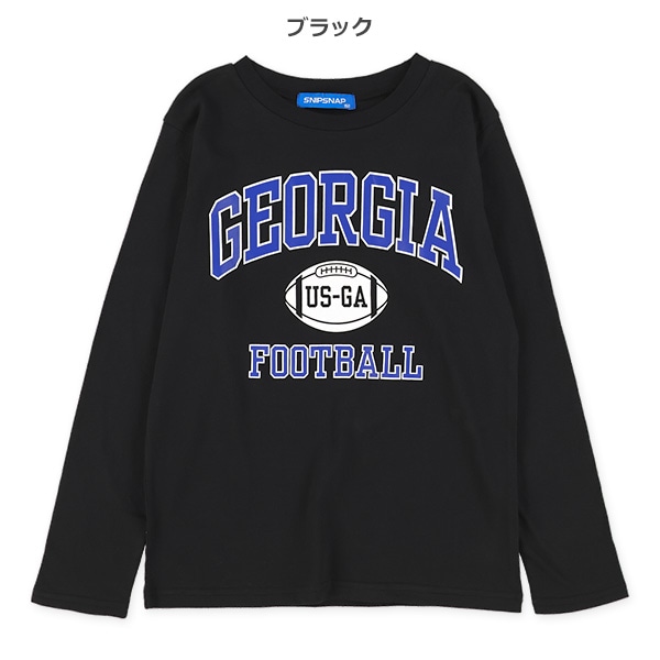 ロゴプリント長袖Tシャツ