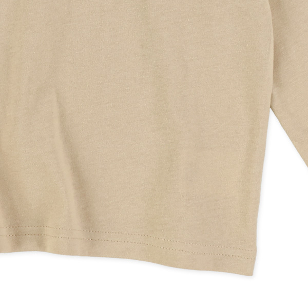 袖切り替えロゴ長袖Tシャツ