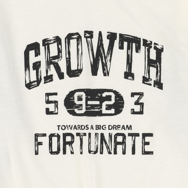 袖切り替えロゴ長袖Tシャツ