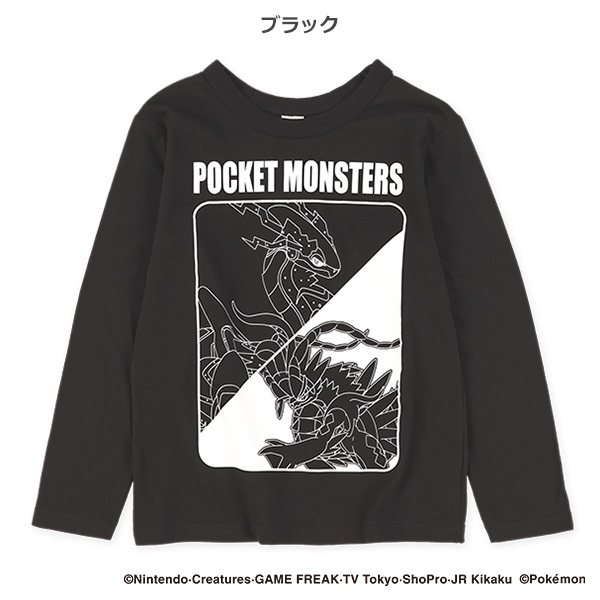単色長袖Tシャツ（ポケモン）