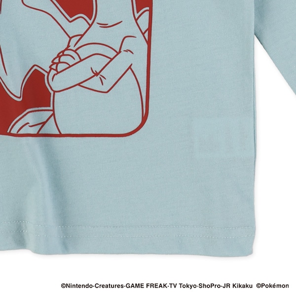 単色長袖Tシャツ（ポケモン）