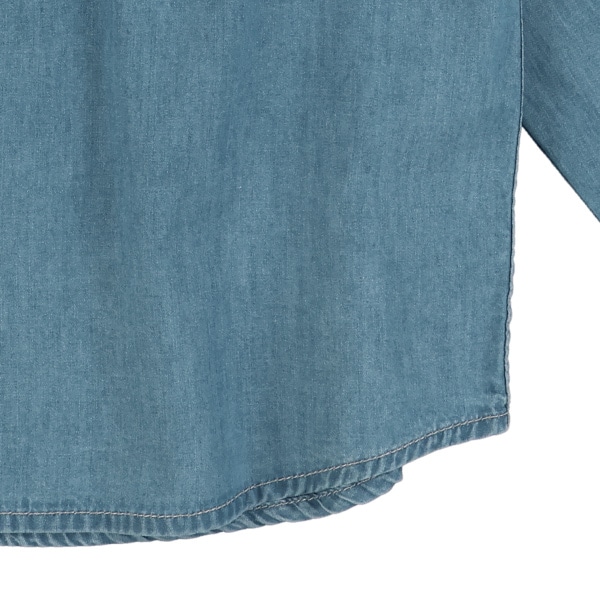 デニム長袖シャツ