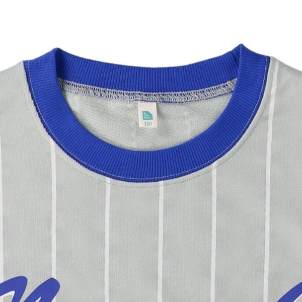 ミニ裏毛異素材レイヤード風長袖Tシャツ