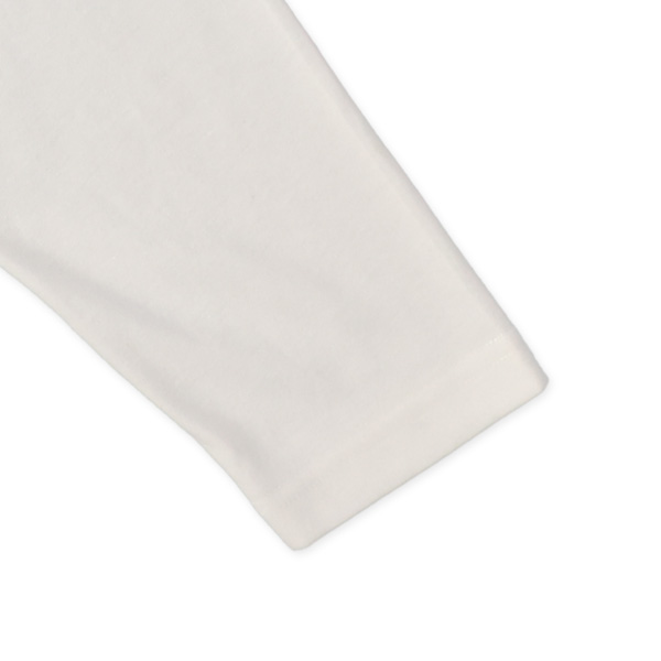 ミニ裏毛異素材レイヤード風長袖Tシャツ