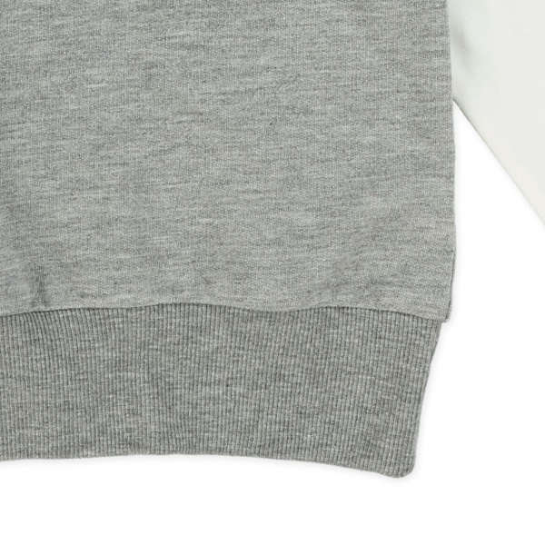 裏毛袖ロゴレイヤード風長袖Tシャツ