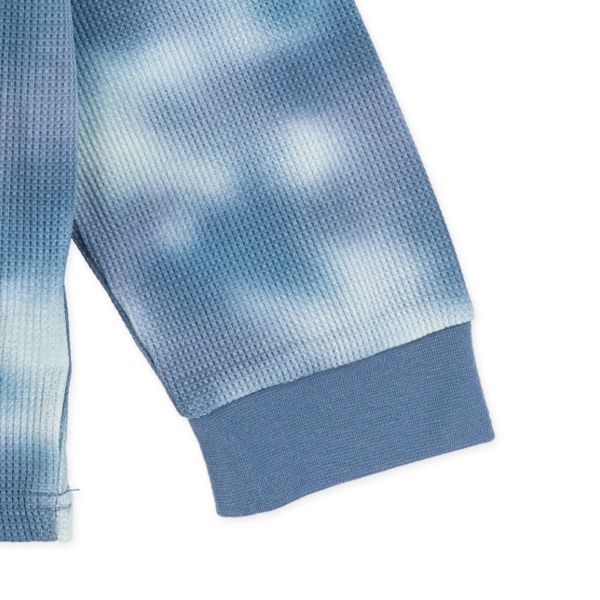 タイダイ風ワッフル長袖Tシャツ