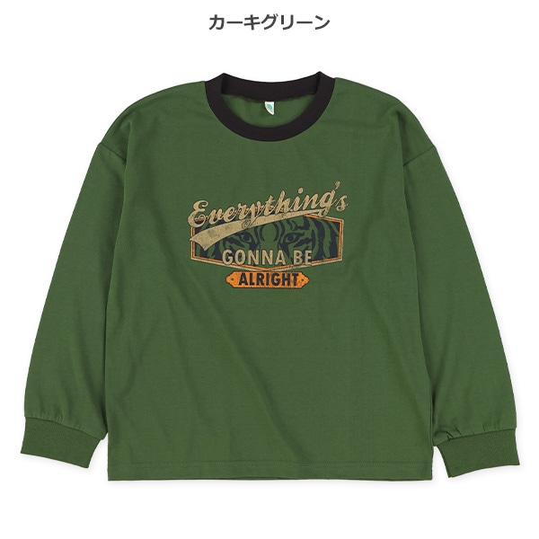 アメカジ柄長袖Tシャツ