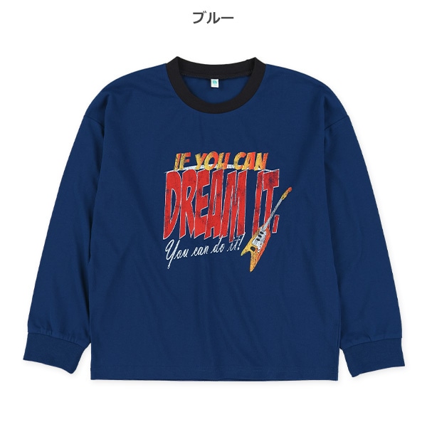 アメカジ柄長袖Tシャツ