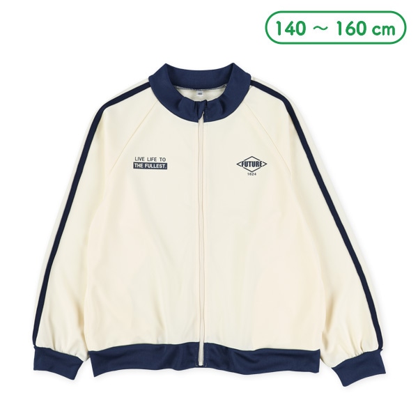 エステルサイド2ラインロゴトラックジャケット