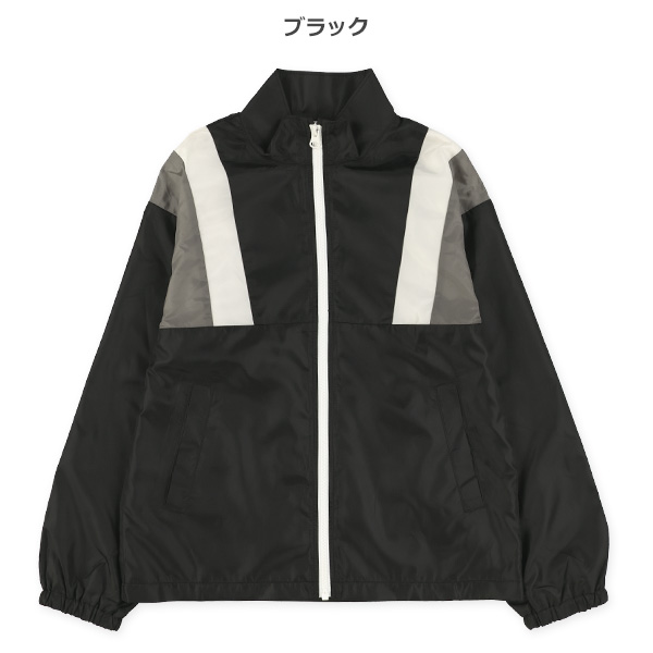 裏メッシュ肩切り替えジャケット