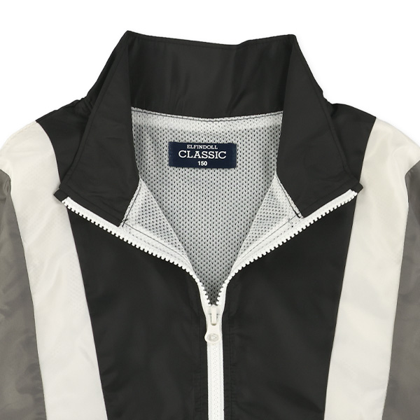 裏メッシュ肩切り替えジャケット