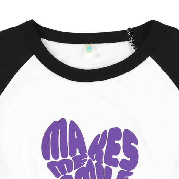 ラグランハートロゴ長袖Tシャツ