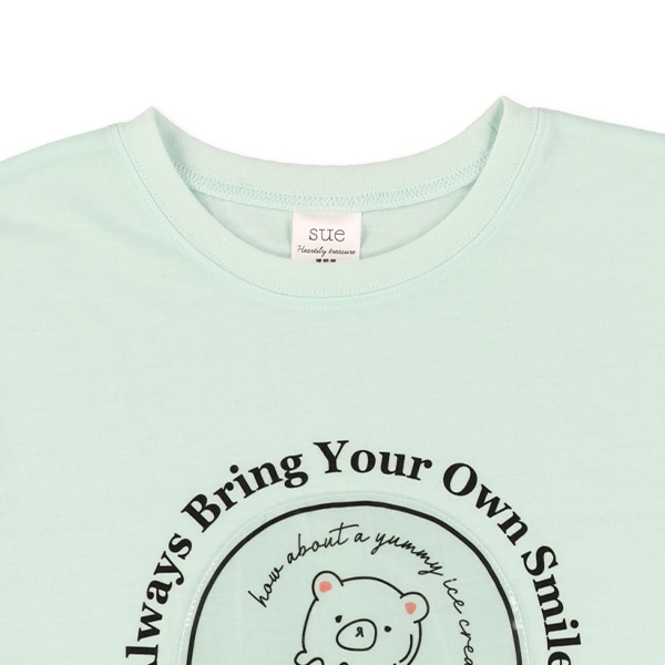 くまアイス半袖Tシャツ