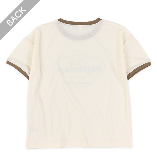 胸ロゴリンガー半袖Tシャツ