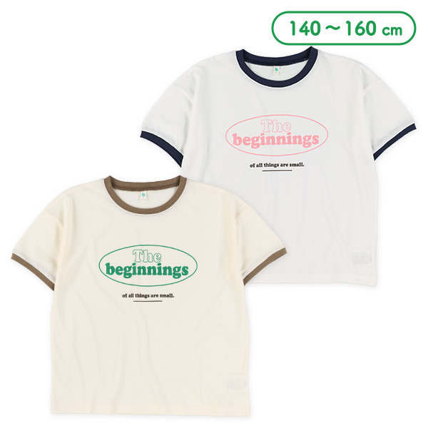 胸ロゴリンガー半袖Tシャツ