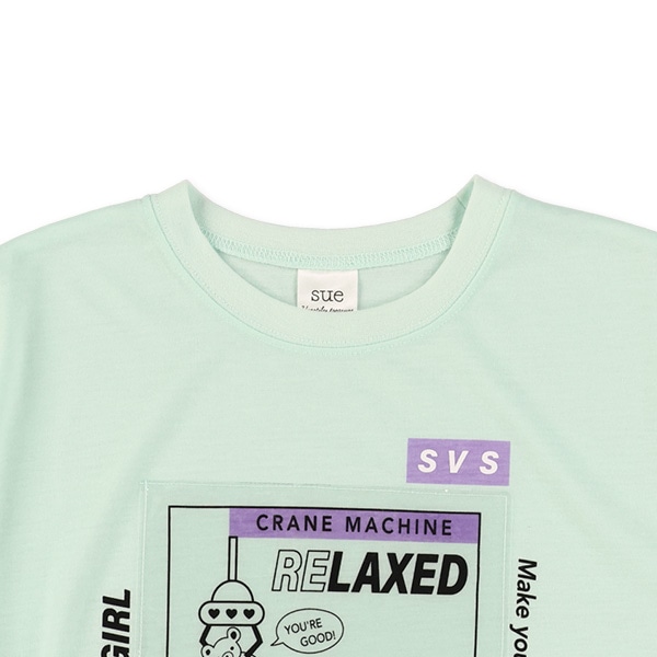 PVCチケットUFOキャッチャー半袖Tシャツ