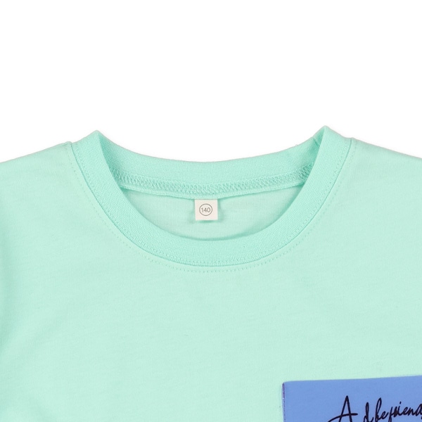 袖切り替えポケット半袖Tシャツ