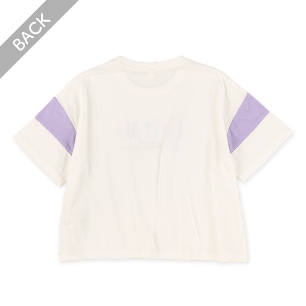 切り替えロゴ半袖Tシャツ