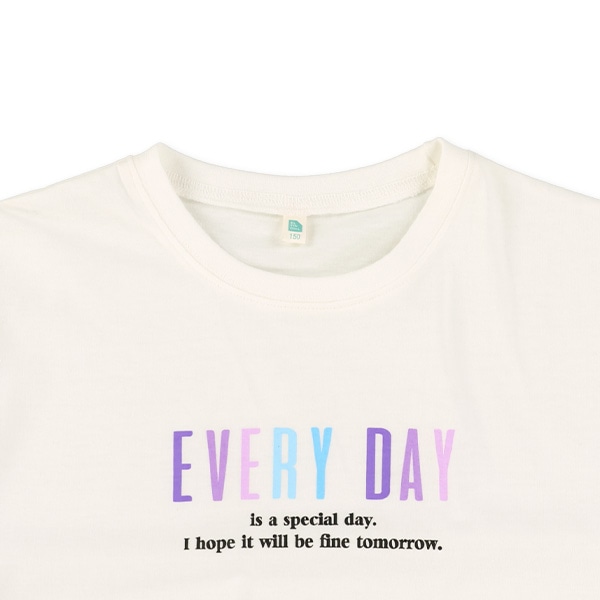 切り替えロゴ半袖Tシャツ